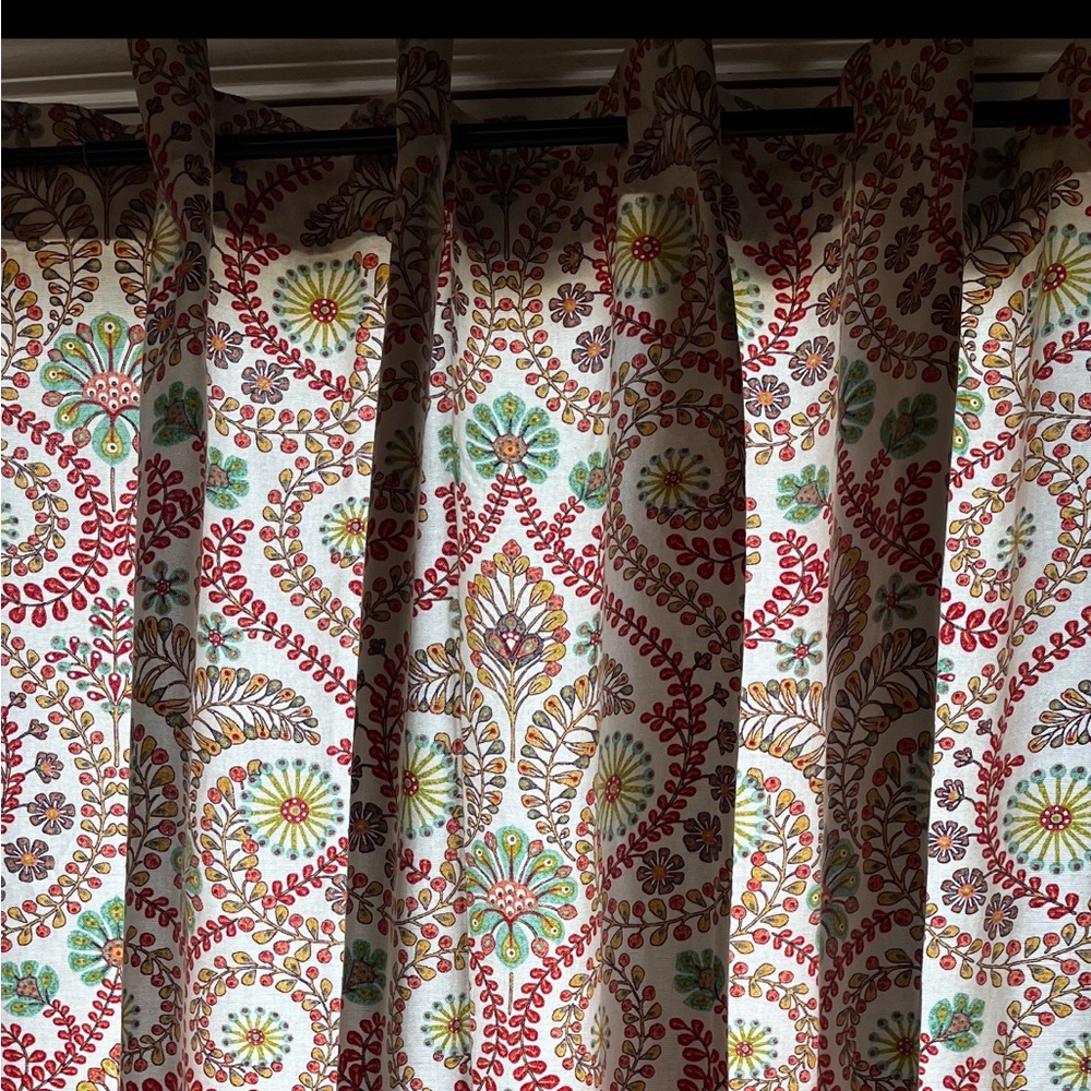 WORLD MARKET FABRIC SHOWER CURTAIN - Picture 5 of 8